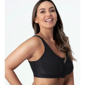 Plus-size S-3XL Premium ShaperBra Women Shaper Bra Sexy Bright Lingerie Female Underwear (Option: M-Black)